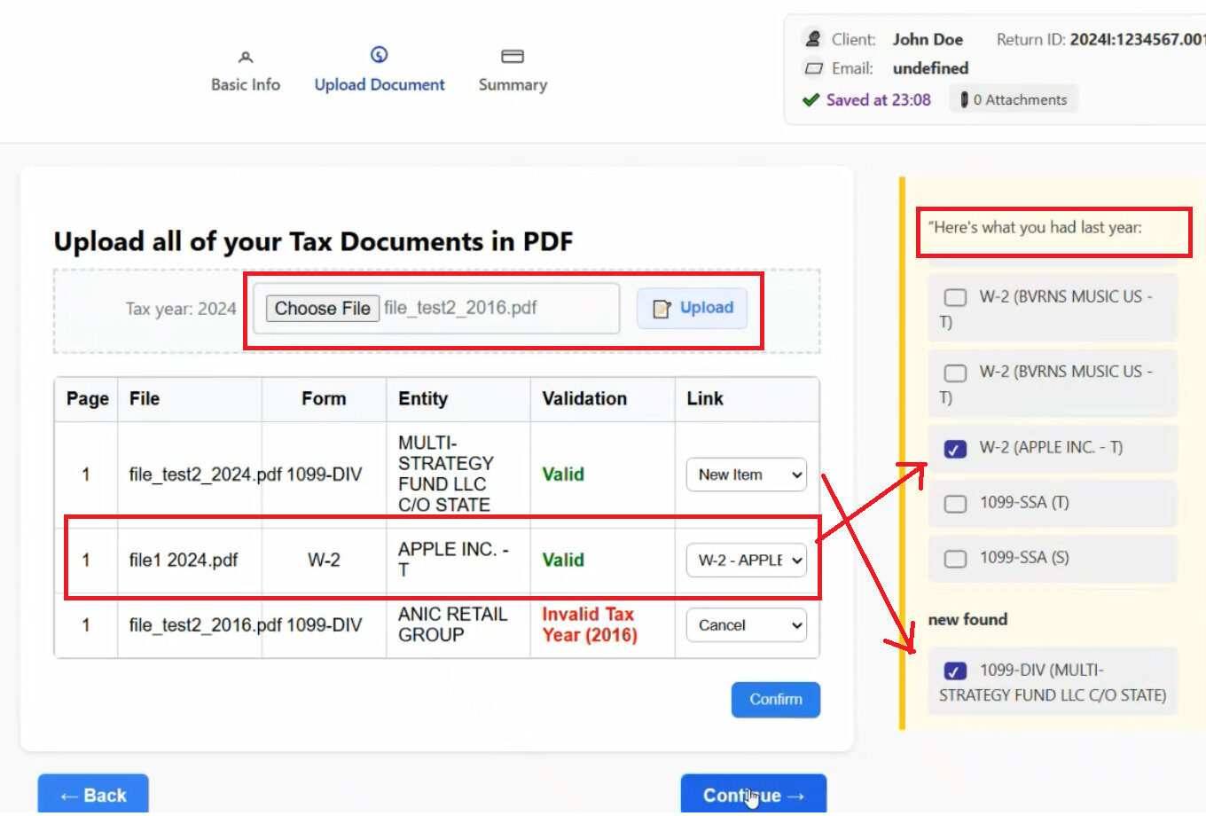 Silver Sea Client Document Intake Automation