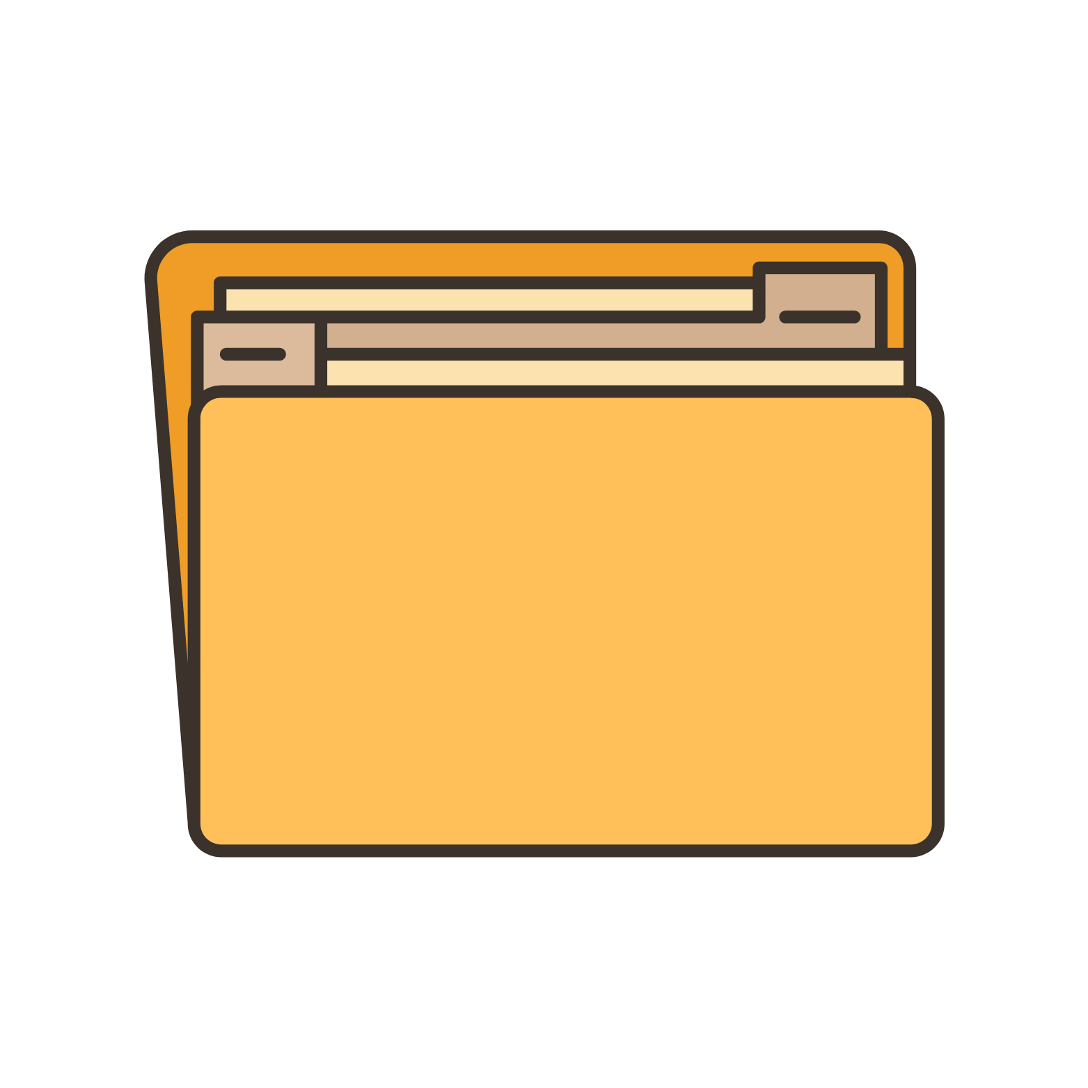 Folder icon representing historical document migration to SharePoint.